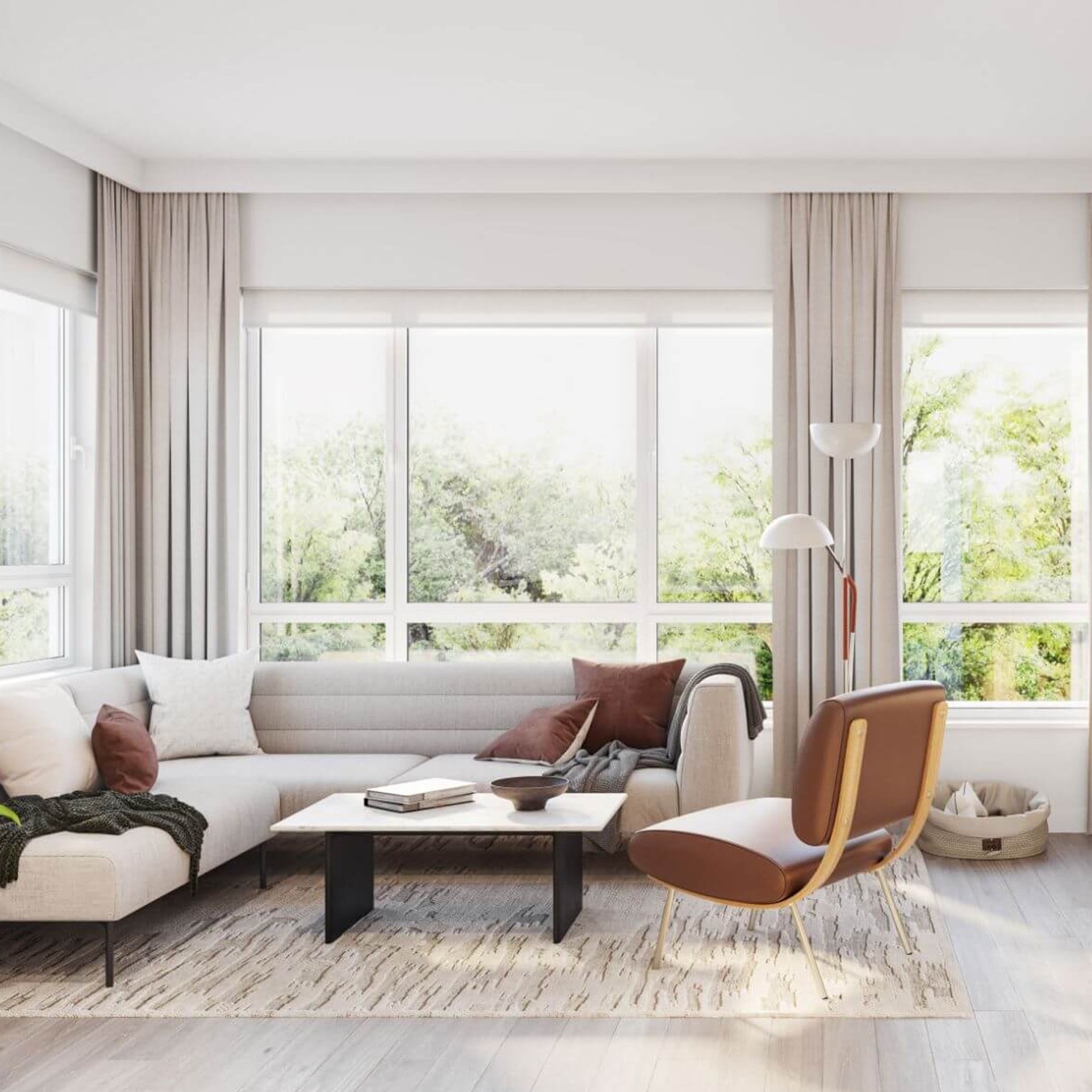Flooring showroom sample